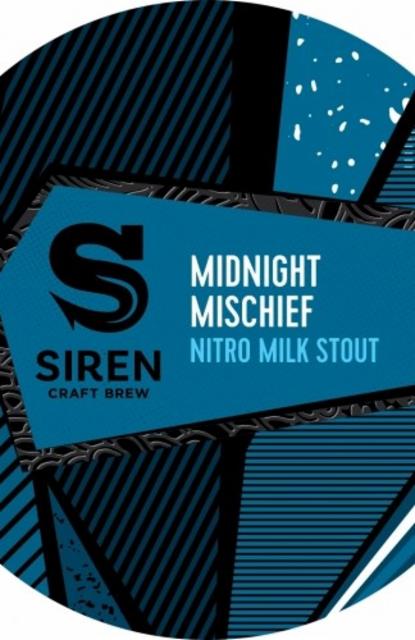 Midnight Mischief 4.7%, Siren Craft Brew, England