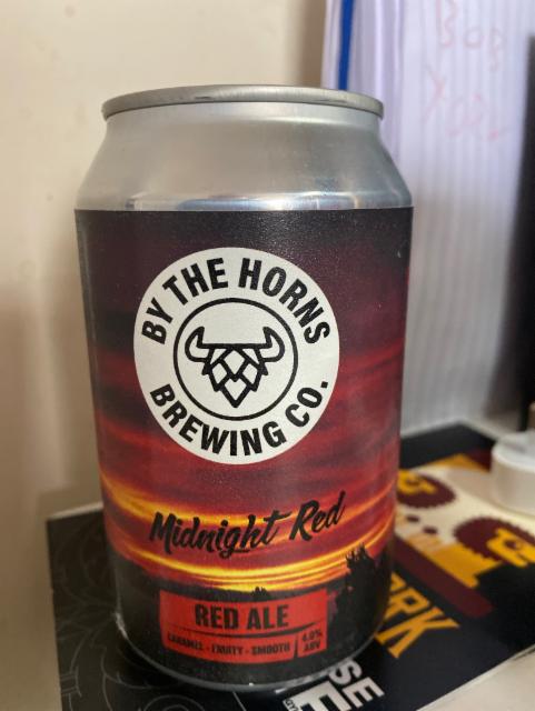 Midnight Red 4.5%, By The Horns Brewing Co., England