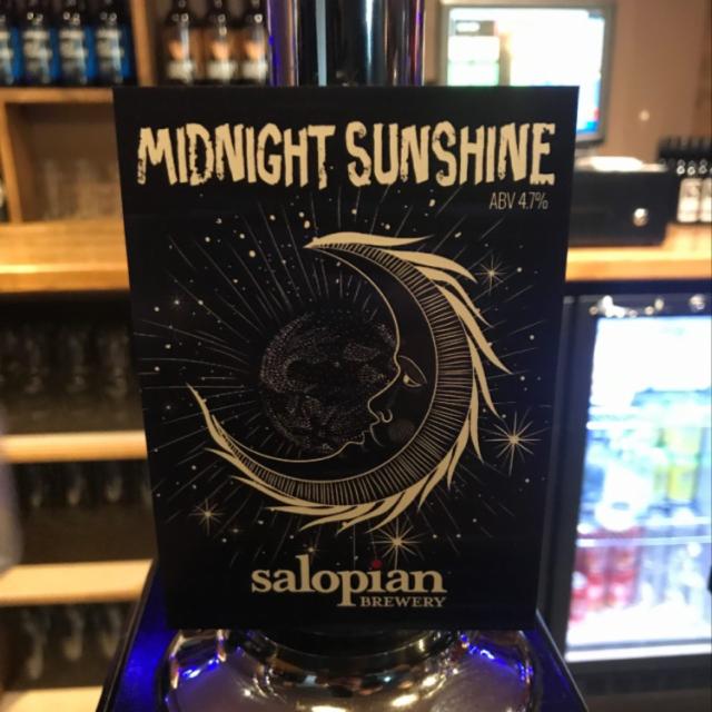 Midnight Sunshine 4.7%, Salopian Brewery, England