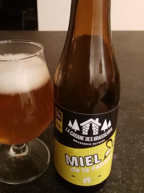 miel de la cabane 7.5%, La Cabane Des Brasseurs, Belgium