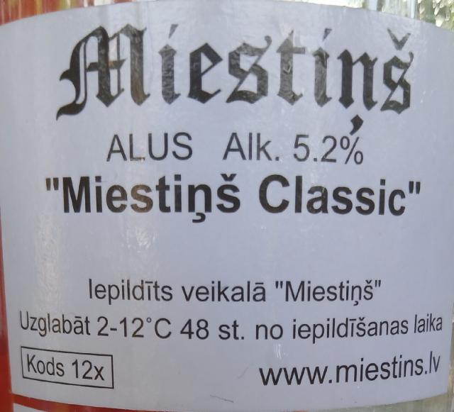 Miestiņš Classic, Miestiņš