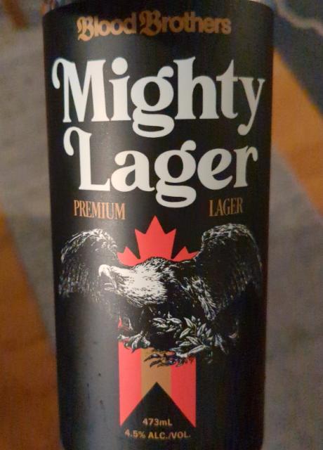 Mighty Lager, Blood Brothers Brewing