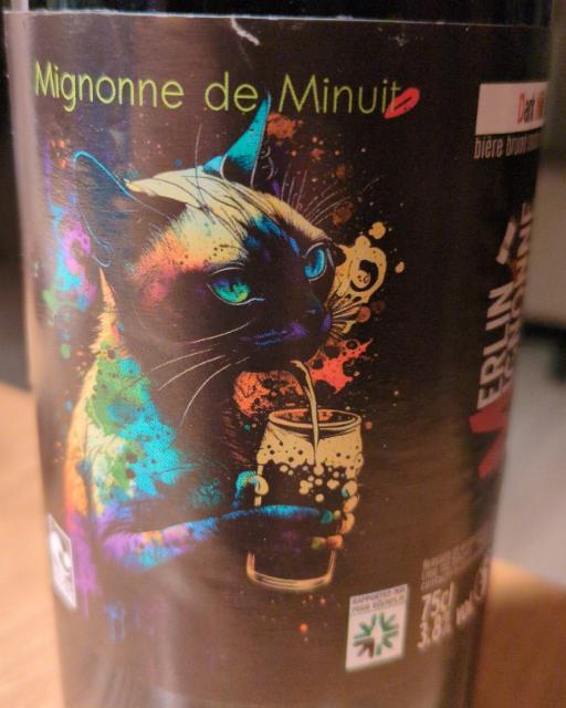 Mignonne De Minuit 3.8%, Brasserie Merlin Mignonne, France