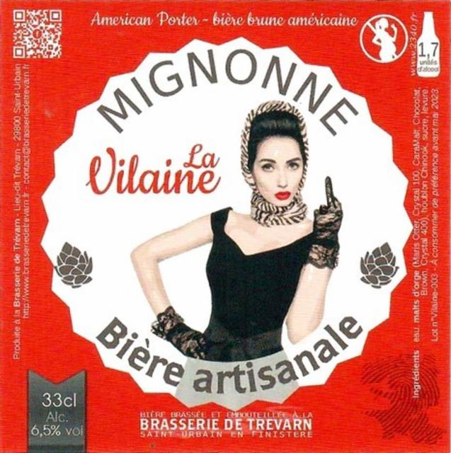 Mignonne La Vilaine 6.0%, Brasserie De Trévarn (Mignonne), France