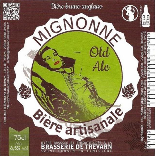 Mignonne Old Ale 6.5%, Brasserie De Trévarn (Mignonne), France