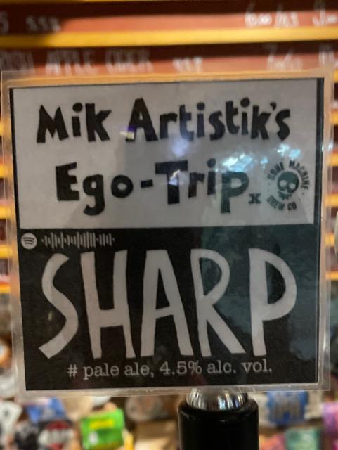 Mik artistiks ego trip 4.5%, Bone Machine Brew Co., England