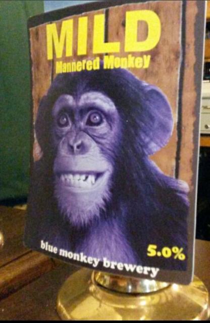 Mild Mannered Monkey 5.0%, Blue Monkey Brewery, England