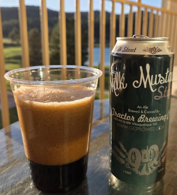 Milk Mustache Stout 5.1%, Tractor Brewing Company, United States