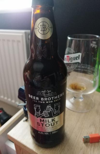 Milk stout 4.2%, Beer Brothers LTD, England