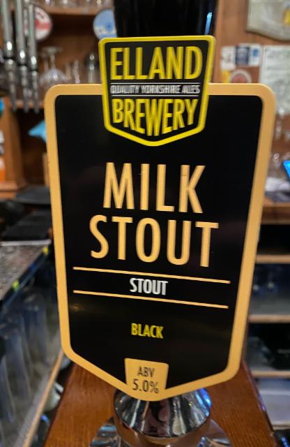 Milk Stout 5.0%, Elland Brewery, England