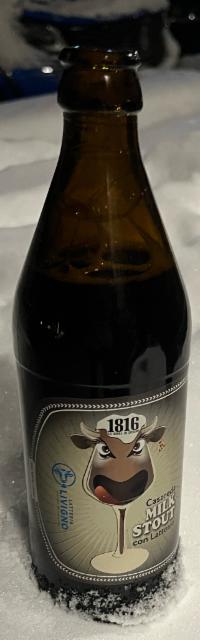 Milk Stout 5.4%, 1816 la birra di Livigno, Italy
