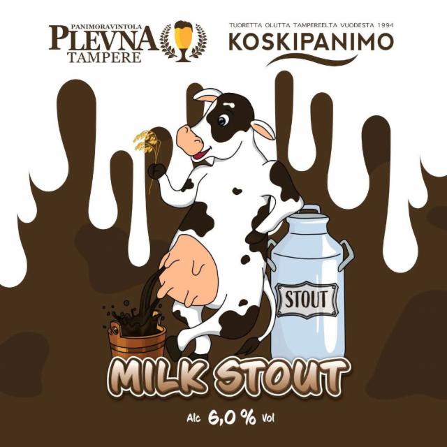 Milk Stout 6.0%, Plevna / Koskipanimo, Finland
