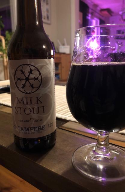 Milk Stout Tampere 4.2%, Ruosniemi Brewery, Finland
