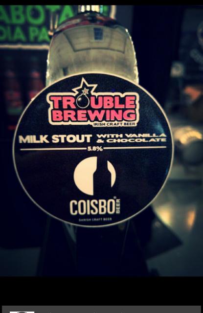 Milk Stout With Vanilla & Chocolate 5.8%, Trouble Brewing, Ireland