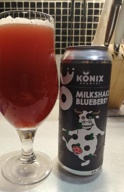 Milkshake BlueBerry 6.5%, Konix Brewery, Russia