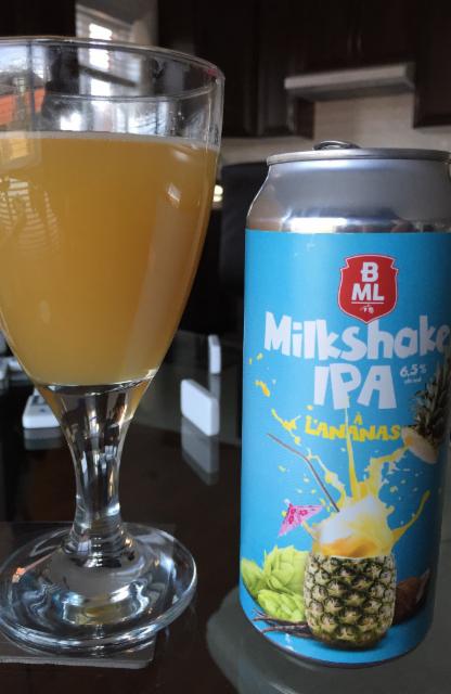 Milkshake ipa ananas 6.5%, MonsRegius Bières Artisanales, Canada