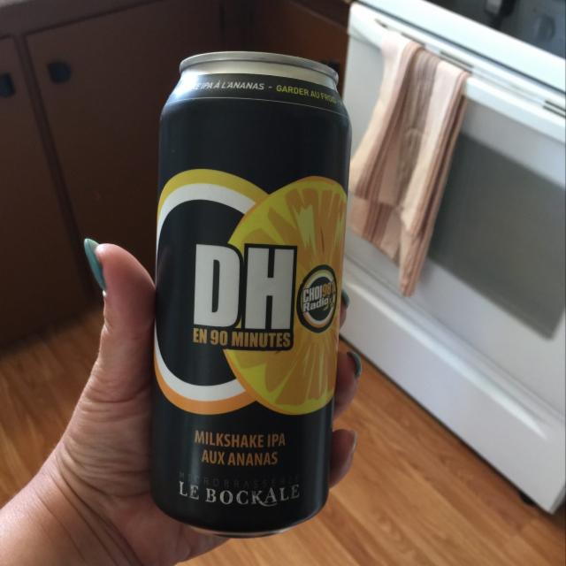 Milkshake IPA Aux Ananas 6.0%, Microbrasserie Le BockAle, Canada