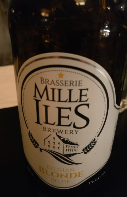 Mille Îles Blonde Belge 7.0%, Brasserie Mille Iles, Canada