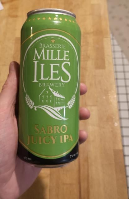 Sabro Juicy IPA 7.0%, Brasserie Mille Iles, Canada