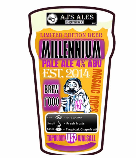 Millennium 4.0%, AJ's Ales, England