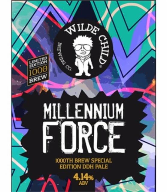 Millennium Force 4.1%, Wilde Child Brewing Co., England