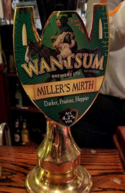 Miller's Mirth 4.2%, Wantsum Brewery, England