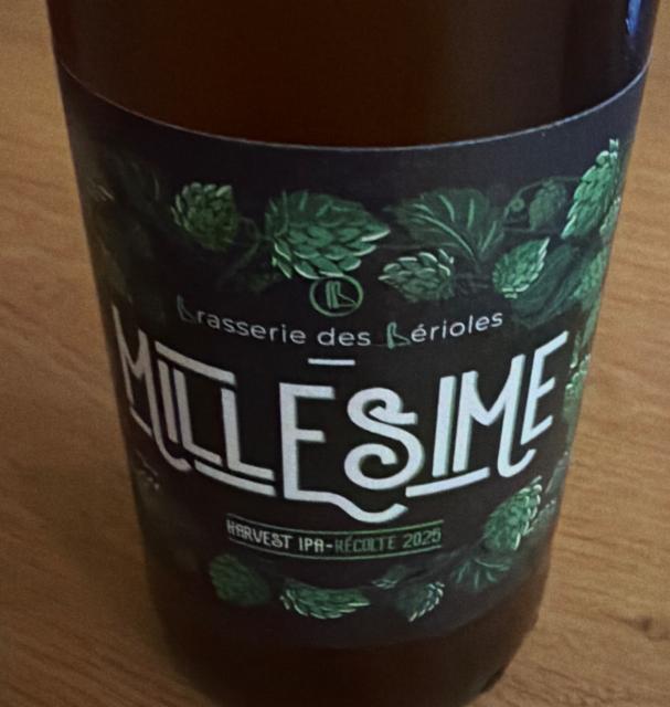 Millesime ipa 5.0%, Brasserie Des Bérioles, France