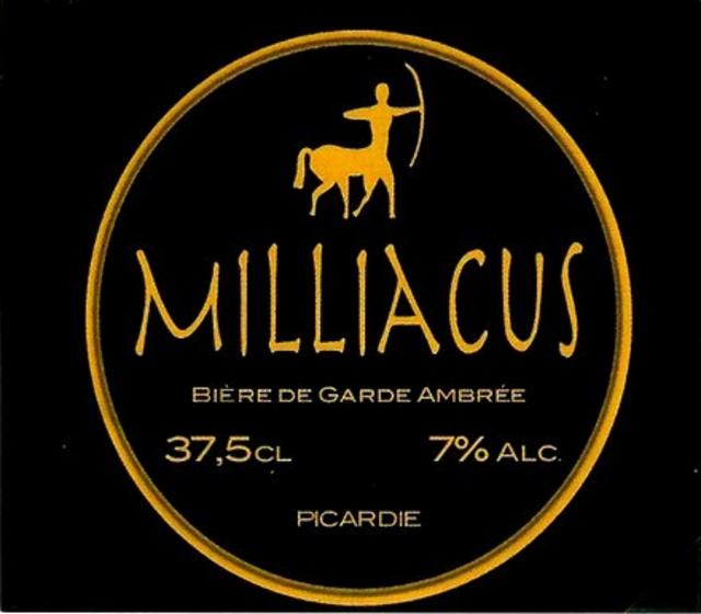 Milliacus Ambrée 7.0%, Brasserie Et Cidrerie De Milly (BCM), France