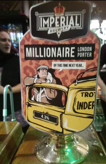 Millionaire London Porter 4.3%, Imperial Brewery, England