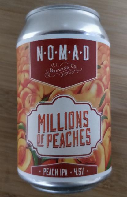 Millions Of Peaches 4.5%, Nomad Brewing, Australia