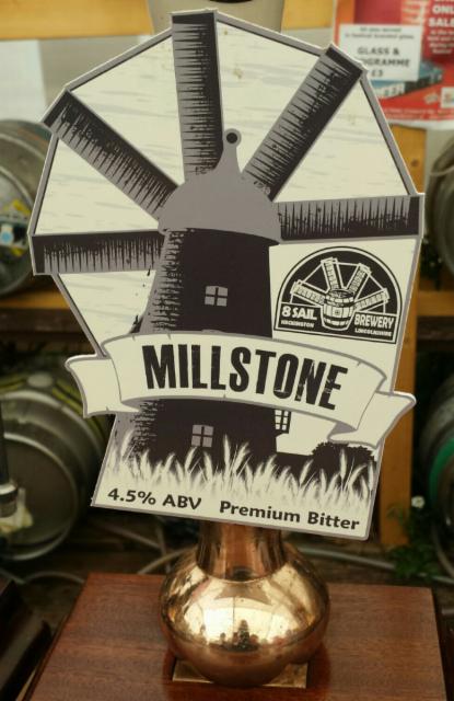 Millstone 4.5%, 8 Sail Brewery, England