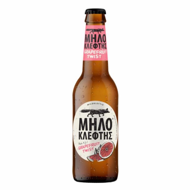 Milokleftis / Μηλοκλέφτης Grapefruit Twist 4.5%, Athenian Brewery (Heineken), Greece