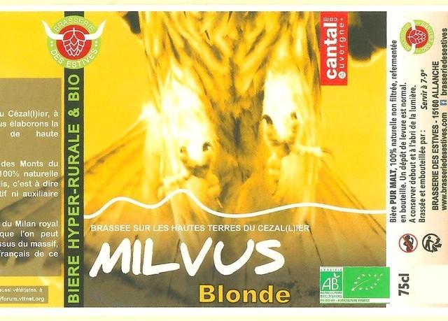 Milvus Blonde, Brasserie Des Estives
