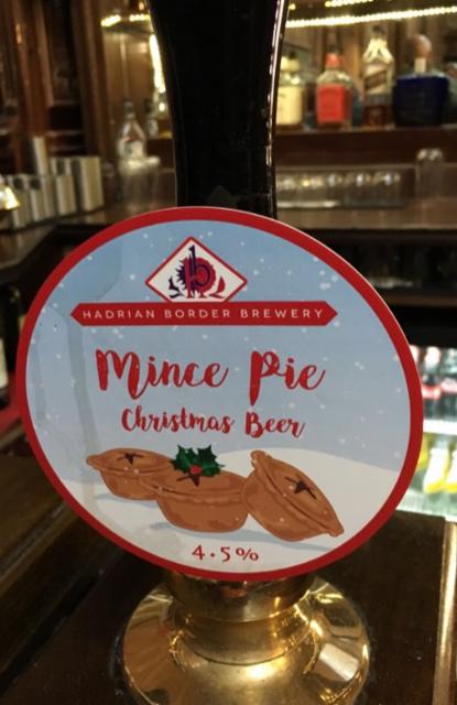 Mince Pie Christmas Beer 4.5%, The Hadrian Border Brewing Co, England