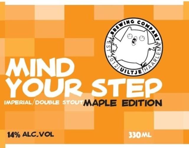 Mind Your Step! Maple Edition 14.0%, Uiltje Brewing Co, Netherlands