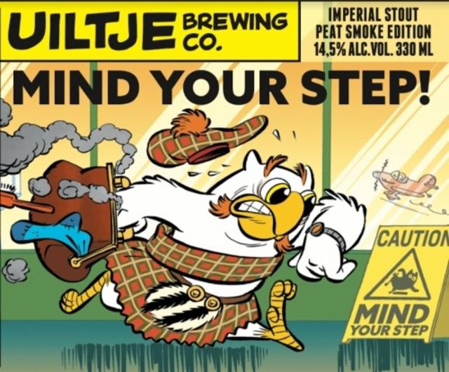 Mind Your Step! Peat Smoke Edition 14.5%, Uiltje Brewing Co, Netherlands