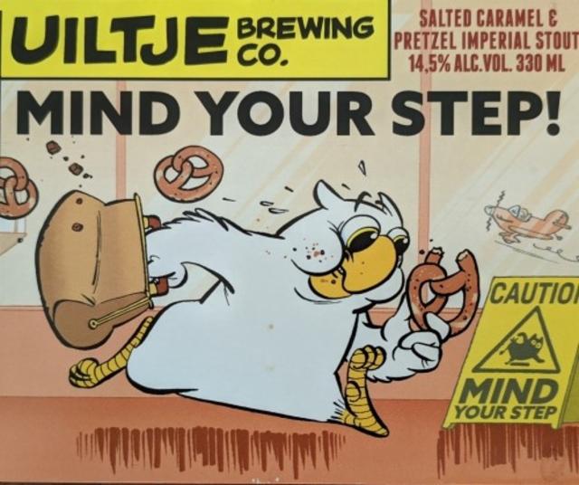 Mind Your Step! Salted Caramel & Pretzel 14.5%, Uiltje Brewing Co, Netherlands
