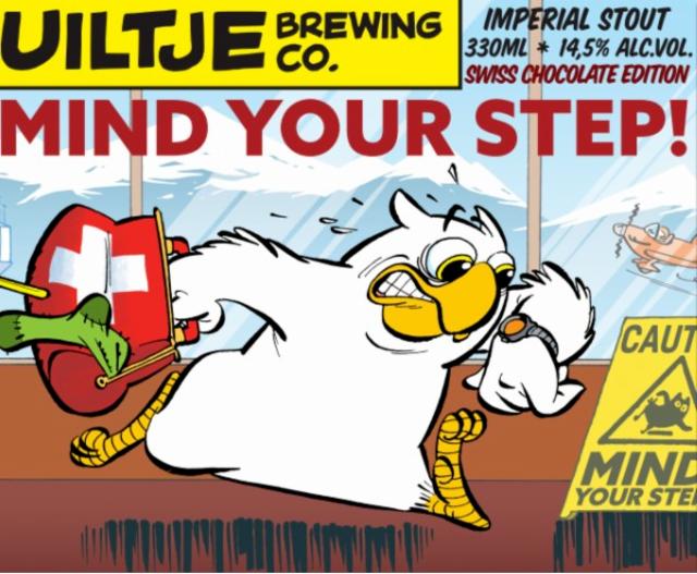 Mind Your Step! Swiss Chocolate Edition 14.5%, Uiltje Brewing Co, Netherlands