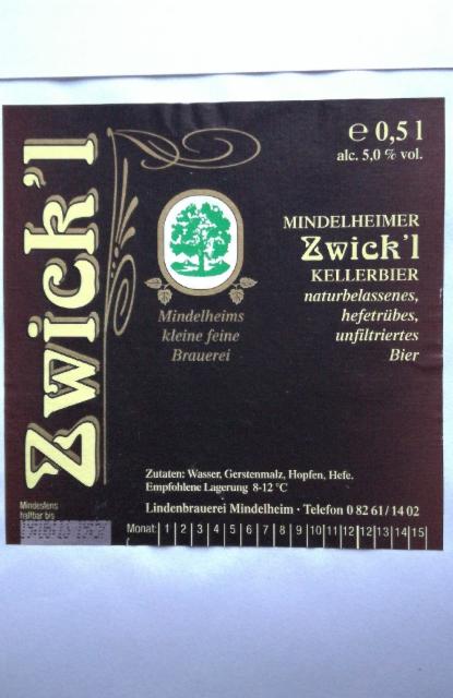 Mindelheimer Zwickel Kellerbier, Mindelheimer Brauerei