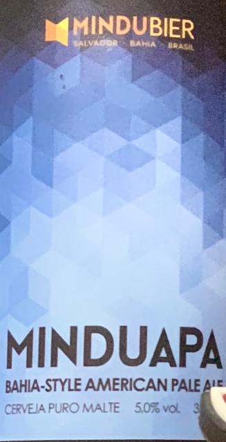 Minduapa 5.0%, Cervejaria MinduBier, Brazil