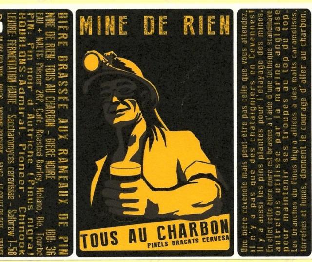 Mine De Rien - Tous Au Charbon 5.4%, Brasserie PBC (Putain De Bière Cévenole), France