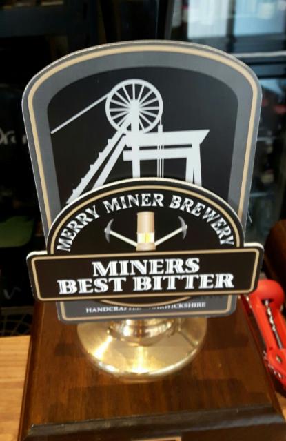 Miner's Best Bitter 3.7%, Merry Miner Brewery, England