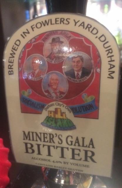 Miner's Gala 4.0%, Hill Island Microbrewery, England