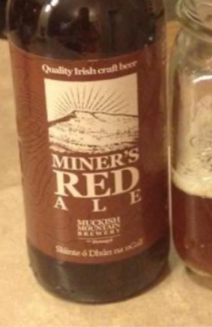 Miner's Red Ale 4.3%, Muckish Mountain Brewery, Ireland