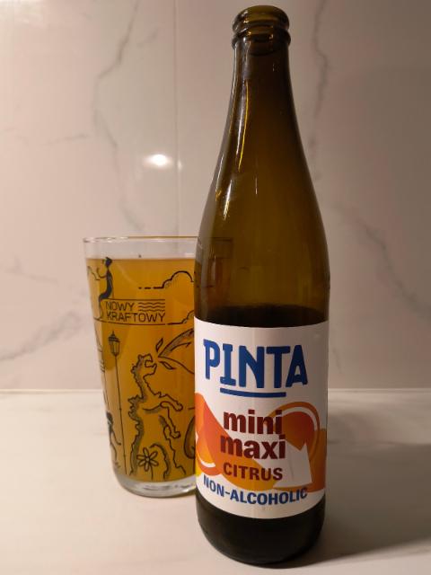 mini maxi citrus 0.0%, Browar PINTA, Poland