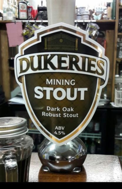 Mining Stout 4.5%, Dukeries Brewery, England