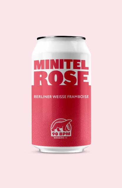 Minitel Rose 3.3%, 90 BPM Brewing Co., France