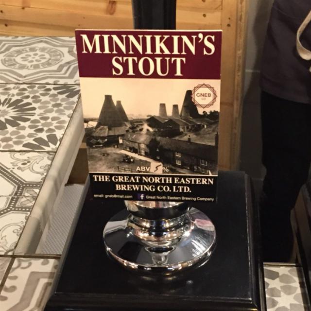 Minnikin's Stout 5.0%, Great North Eastern Brewing Company Ltd, England