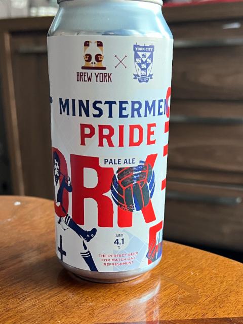 Minstermen Pride 4.1%, Brew York, England
