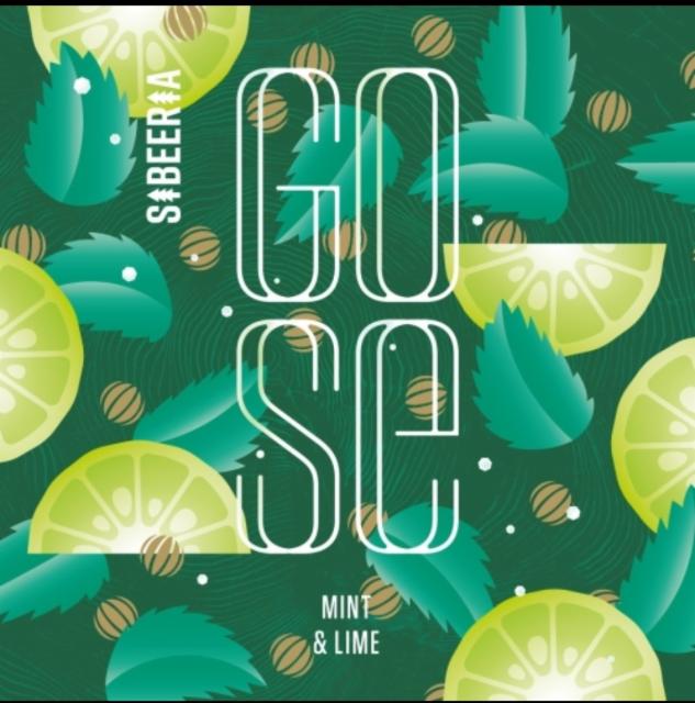 mint & lime gose 3.9%, Sibeeria, Czech Republic